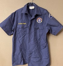 Boy Scout BSA Uniform Shirt Youth Sz XLarge Blue Button Up Short Sleeve