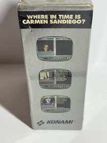 Nintendo NES Where In Time Is Carmen Sandiego Vintage 1991 NEW Factory Sealed