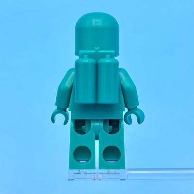 LEGO Classic Space Man Dark Turquoise Teal Astronaut Minifigure