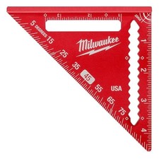 Milwaukee Trim Square 4 1/2 Inch Measuring Work Tool High Visibility Markings