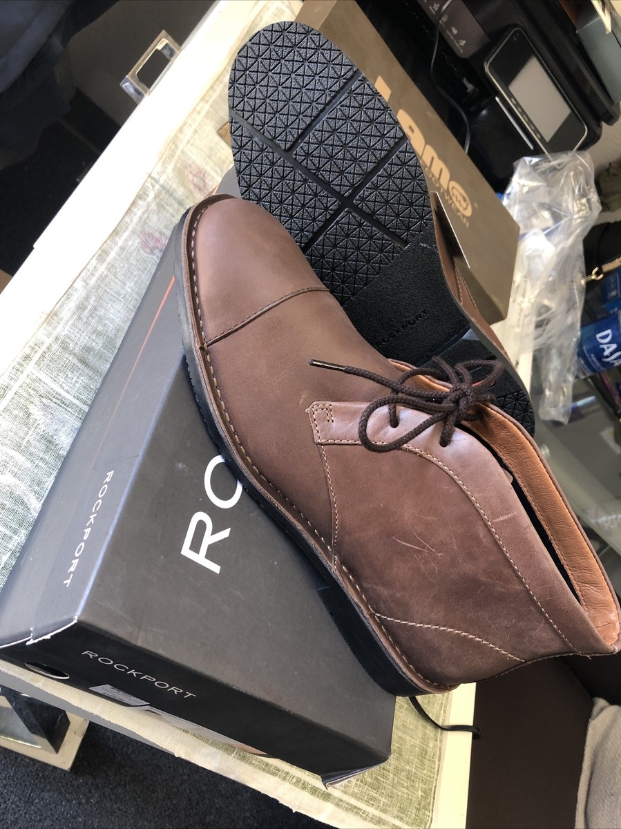 Rockport Trendworthy Brown Lace Up Boots Shoes Adiprene By  display picture 3