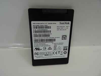 SANDISK X300 SATA 2.5 256GB SSD SOLID STATE DRIVE  SSD0E97954