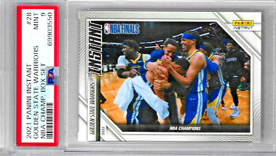 2021-22 Panini Instant Golden State Warriors NBA Champ Box Set PSA