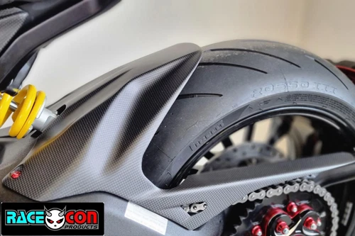 Ducati Diavel V4 carbon fibre fiber rear hugger
