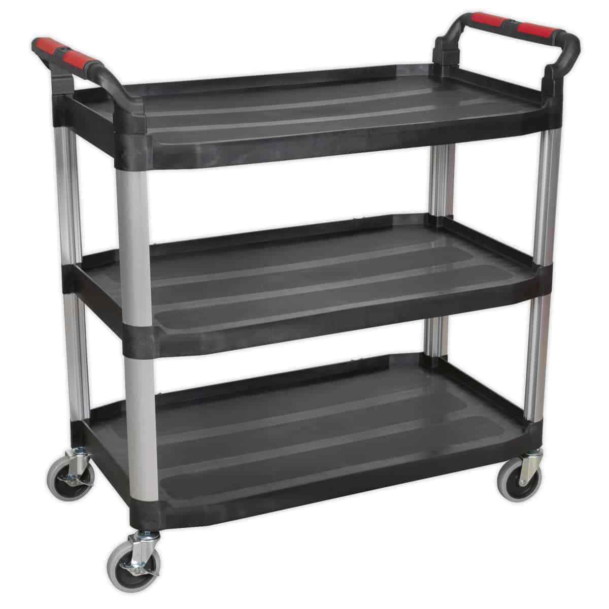 Sealey Workshop Trolley 3-Level Composite Garage Workshop DIY