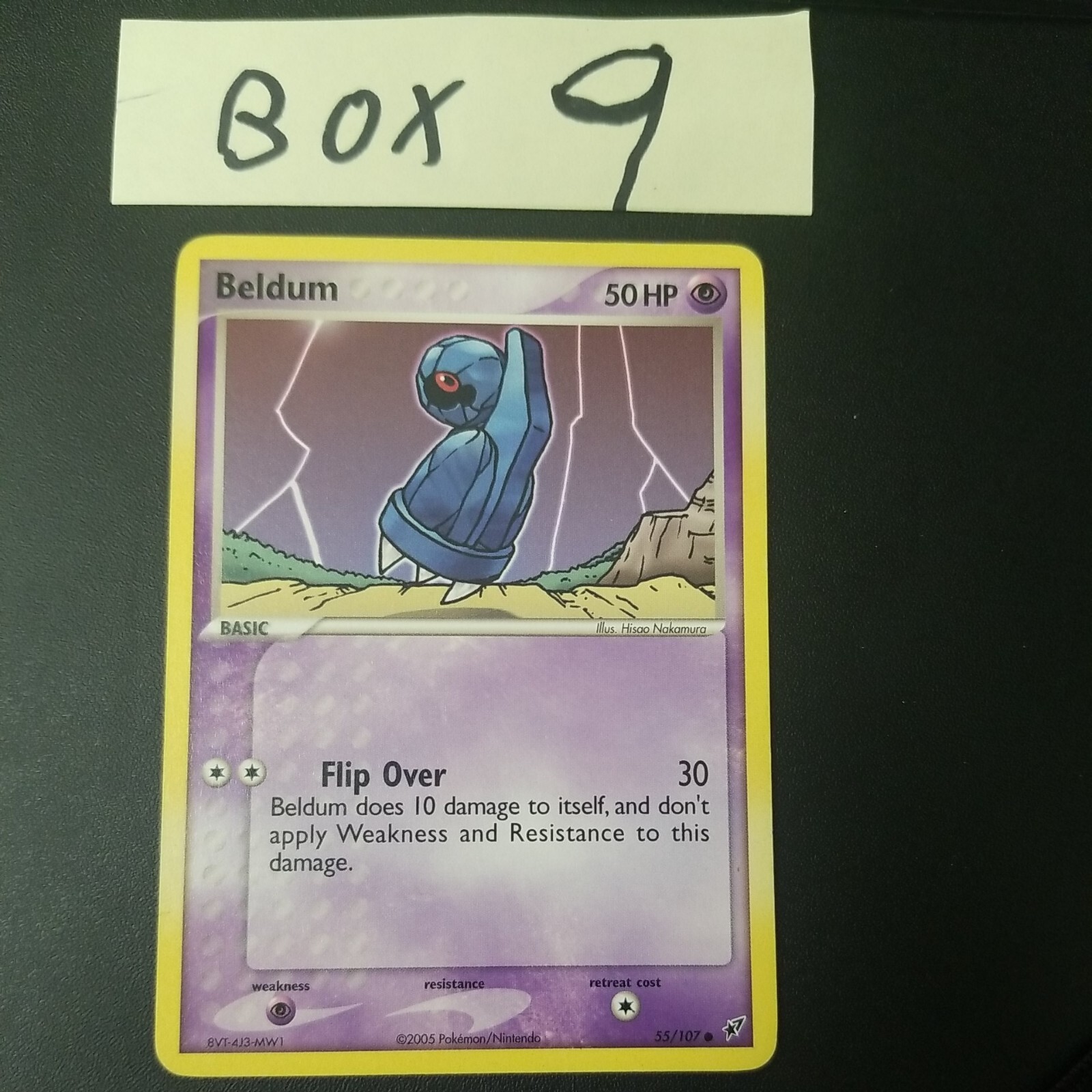 Pokemon Card Beldum (EX Deoxys) 55/107 NEAR MINt Non-Holo Common TCG