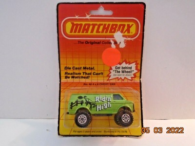 Matchbox Ridin High, #44 Chevy Van, MOC, 1983 Made in England