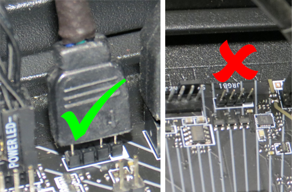 Motherboard RGB (Aura/Mystic Light) to Corsair RGB (3-pin) Adapter