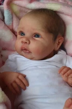 Chubby 20in Reborn Baby Dolls Cute Soft Body Baby With Big Eyes Adorable Newborn