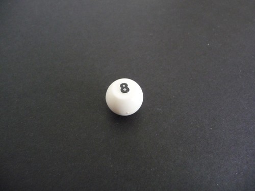 Spare Parts - CHAD VALLEY BINGO WHITE NUMBERED BALLS (No 1 to 45) - 0.5"/ 12.5mm - Picture 15 of 43