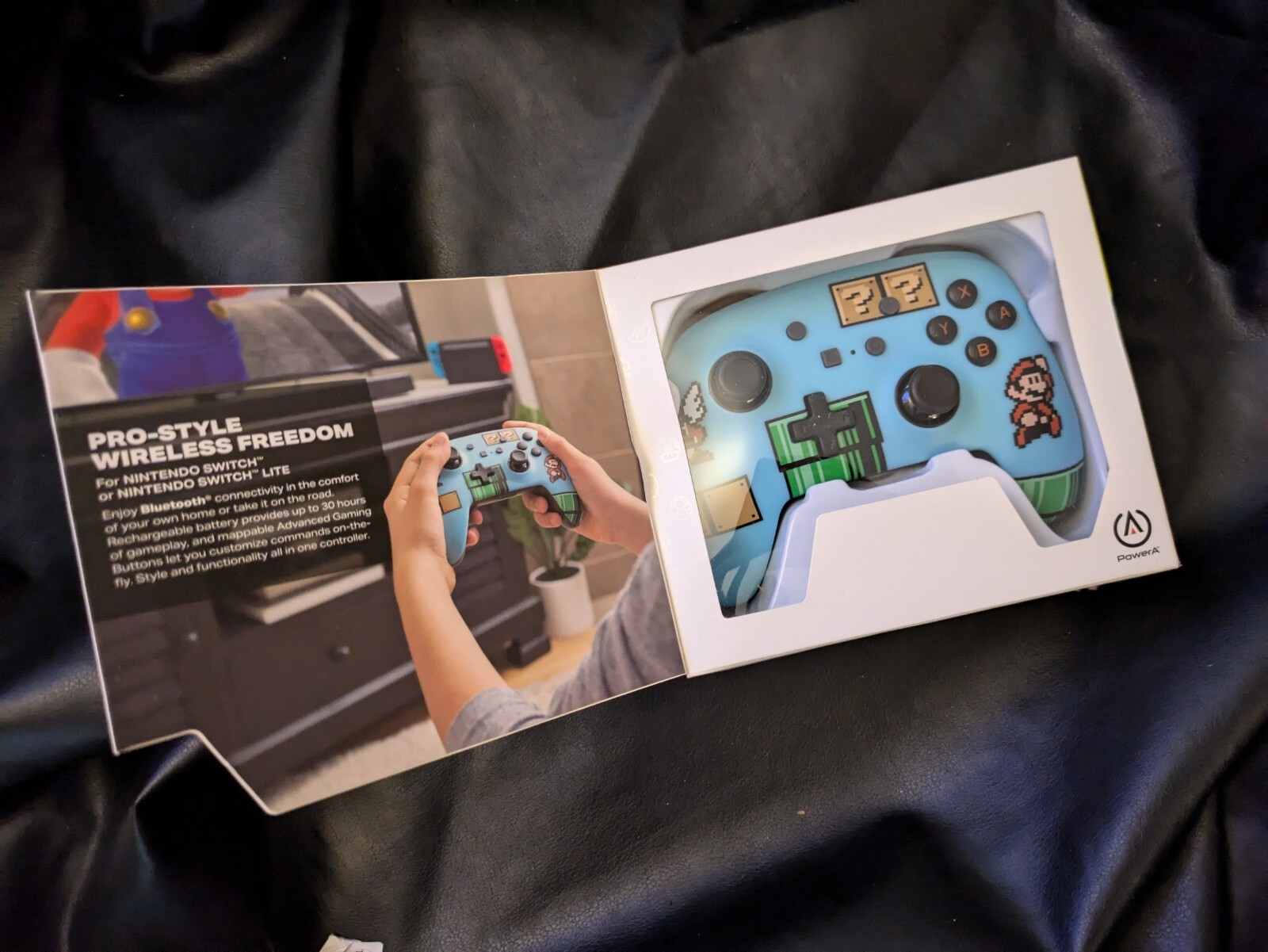 Nintendo Switch Super Mario Bros 3 PowerA Enhanced Wireless Controller-image