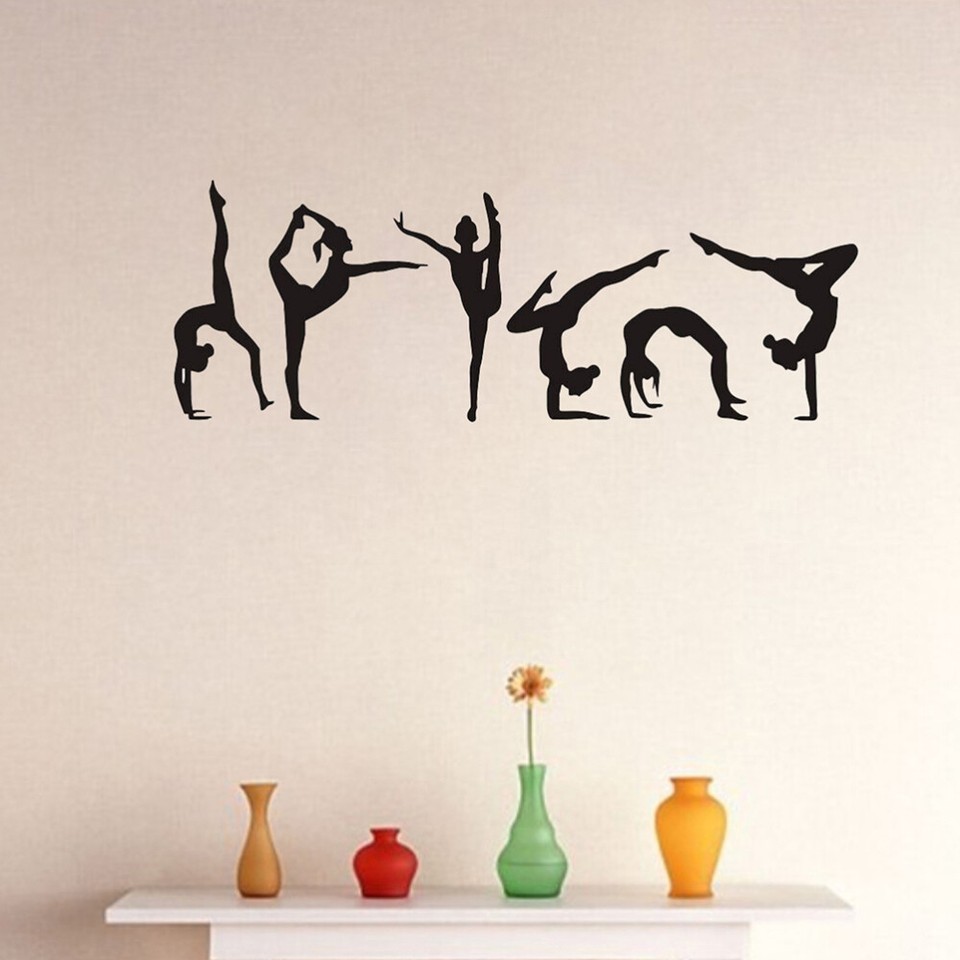 Wall Decals for Living Room Hallway Sticker Waterproof Silhouette eBay
