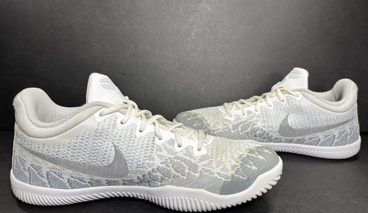 Nike Kobe Mamba Rage Pure Platinum White Basketball 908972-100
