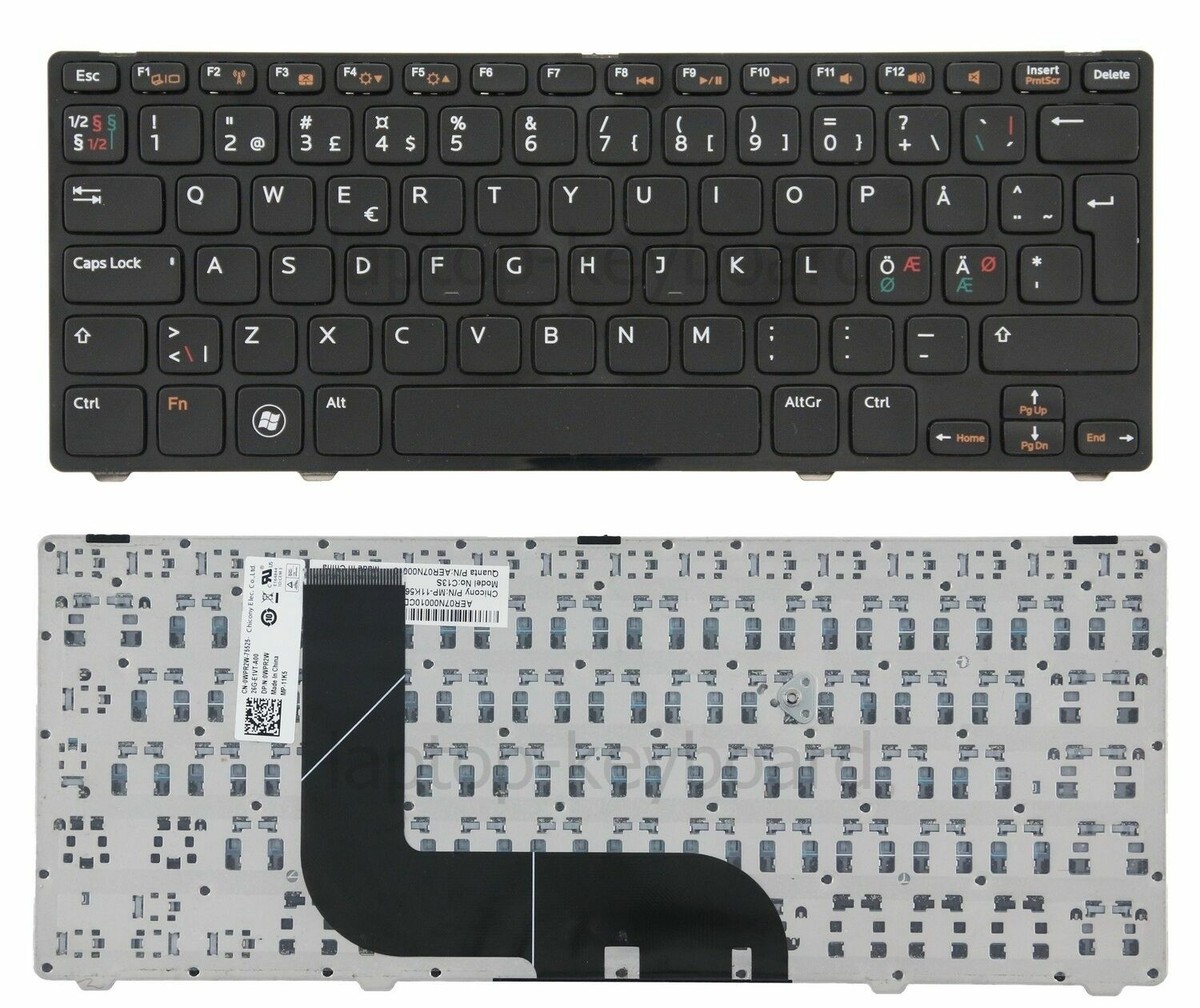 Genuine Nordic keyboard Dell Inspiron 14Z 5423 13Z 5323 1618l