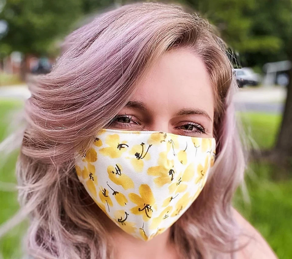 Headbands of Hope S/3 Adjustable Two Layer Face Coverings - Multicolor - Image 2 of 4