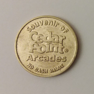 Cedar Point Amusement Park Sandusky, OH Arcade Game Token 22mm | eBay