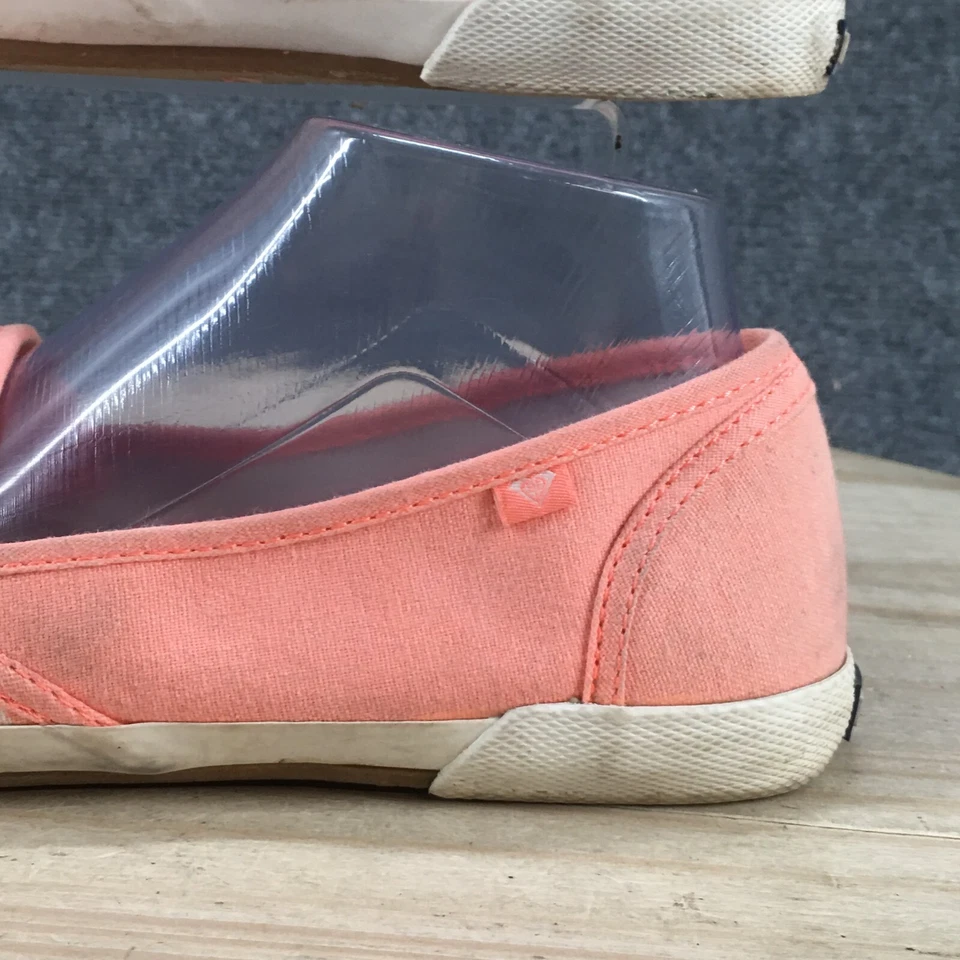 Mocasín informal sin cordones Roxy Shoes para mujer 8,5 Malibu II ARJS300229 tela rosa Foto 3 de 4