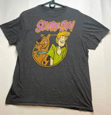 Hanna Barbara Scooby Doo Shaggy shirt mens large short sleeve gray