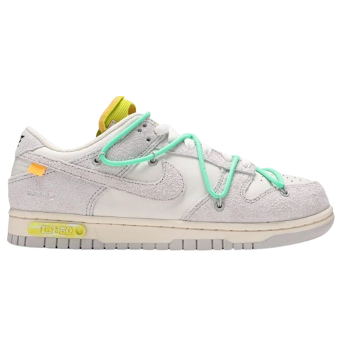 OFF WHITE Dunk Low Size 9.5 (Lot) 04 of 50 DM1602-114 Black Tongue