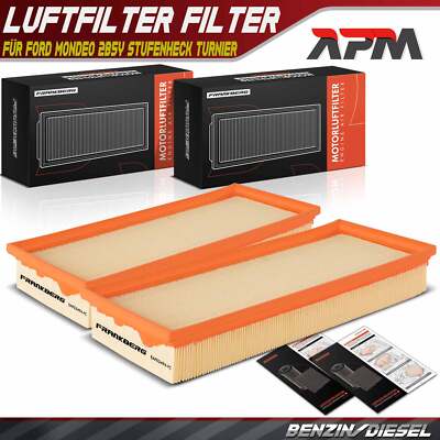 2x Luftfilter Filter für Ford Mondeo 2B5Y Stufenheck Turnier B4Y Benzin Diesel