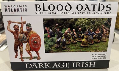 Wargames Atlantic Blood Oaths Dark Age Irish 32-Plastic Miniatures 28mm