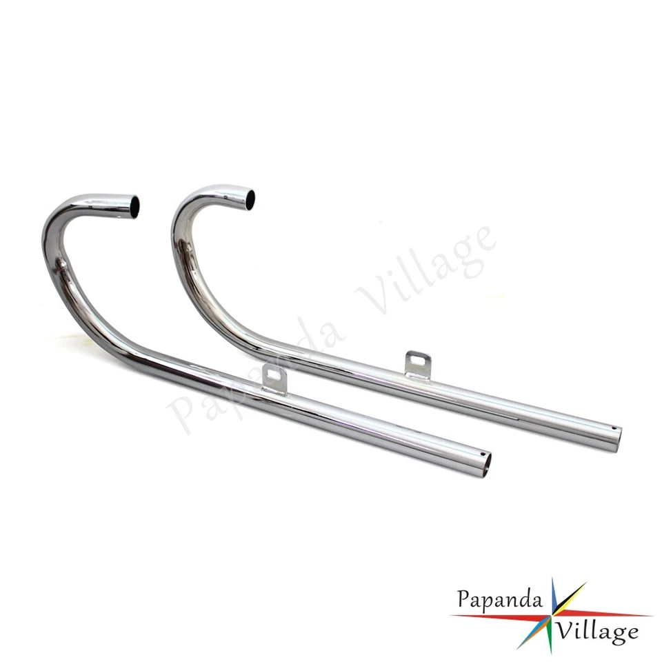 Chrom Endschalldämpfer Auspuff 24PS Modell für BMW M72 R71 R12 CJ Dnepr MT12 - Bild 2 von 4