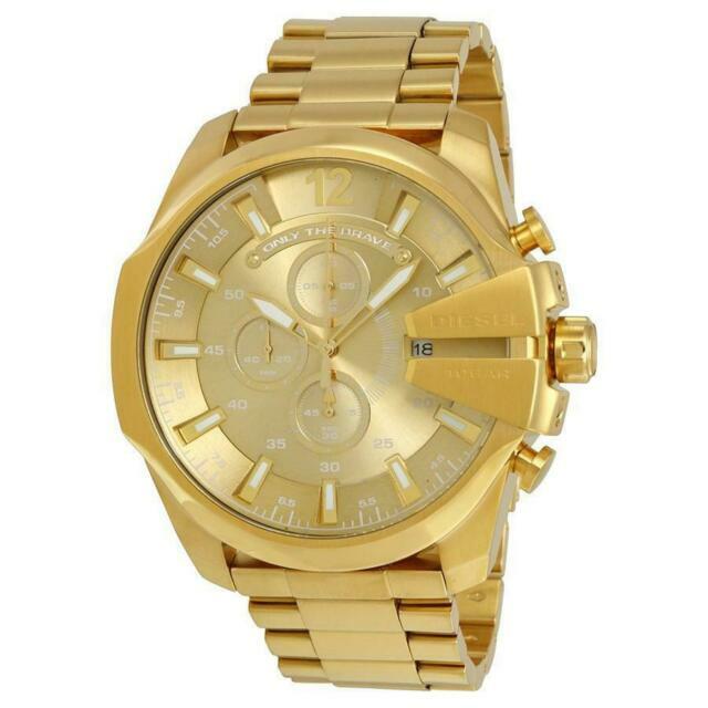 Diesel Mega Chief DZ4360 51mm Cassa di Acciaio, Cinturino di Acciaio,  Orologio da Polso per Uomo | Acquisti Online su eBay
