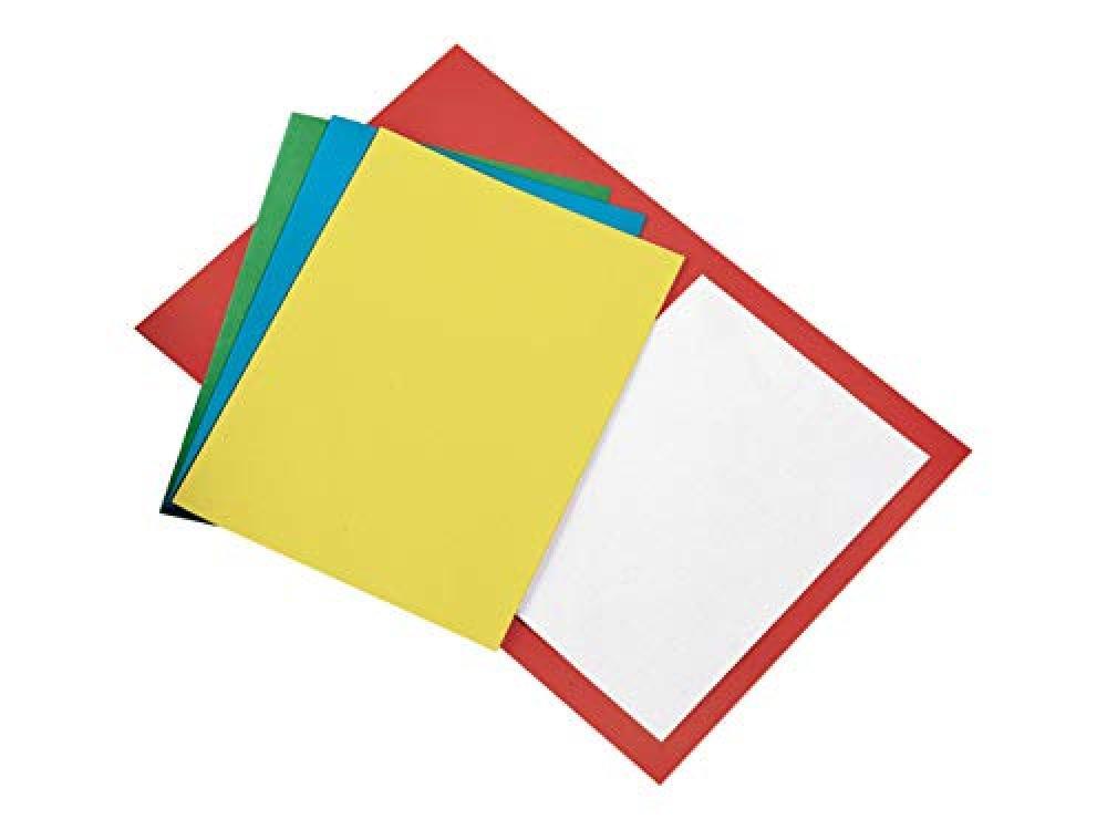 Cartelline Semplici in cartoncino Bristol 200 Gr - 25x34 cm Confezione 50 pezzi