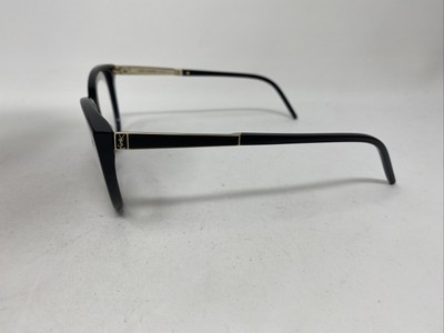 SAINT LAURENT SLM72 002 54/16/145 GLOSSY BLACK EYEGLASSES  display picture 2