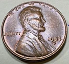 1953 D Lincoln Cent Wheat Penny 5479N