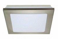 1FL. Deckenleuchte 10W 800Lm Deckenlampe Nickel Matt
