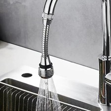 1pc Faucet Extender Spout Anti-splash Head Water Saver Kitchen Home Extended