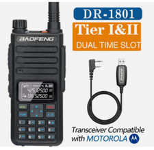Baofeng DM-1801 DR-1801UV DMR Digital Radio Dual Band Tier 1 2 Dual Time Slot US