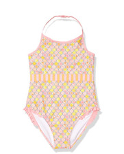 Traje de baño Tommy Bahama de una pieza para niñas, coral, 18MO bebé niña trusa