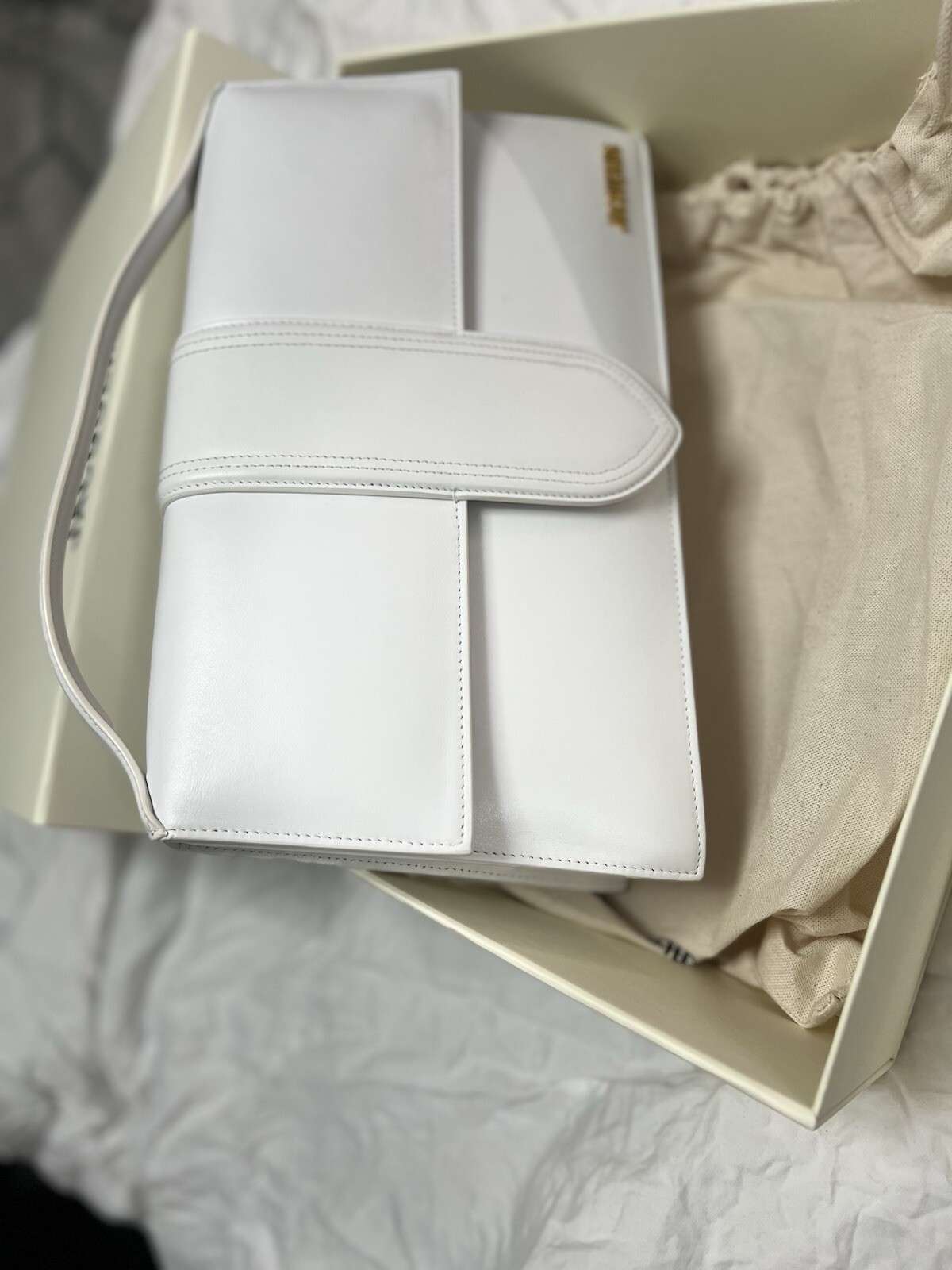 Jacquemus Le Bambinou leather tote bag