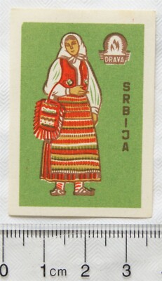 Vintage Jugoslawien Matchbox Label - Drava - Srbija Ref.2