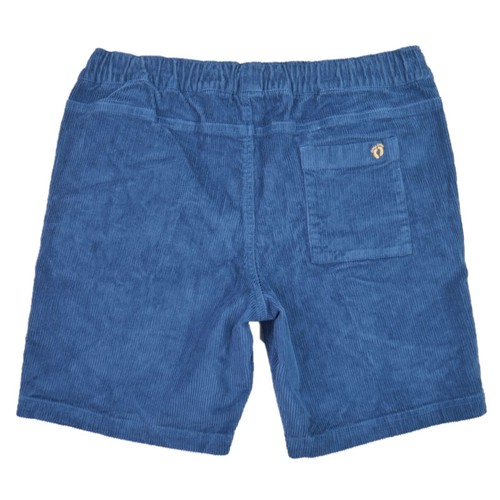Hang Ten Corduroy Earl WalkShorts Elastic Waist Shorts Men's Size S Navy Blue