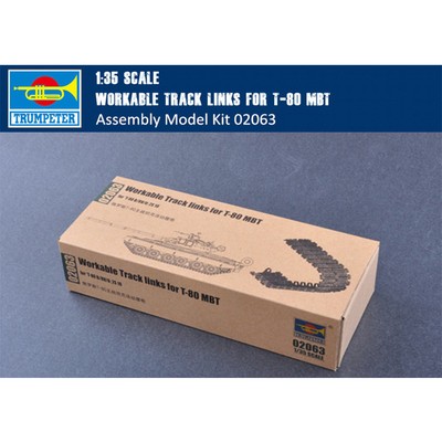 Trumpeter 02063 1/35 Workable Track Links for Russian T-80 MBT Model Accessories