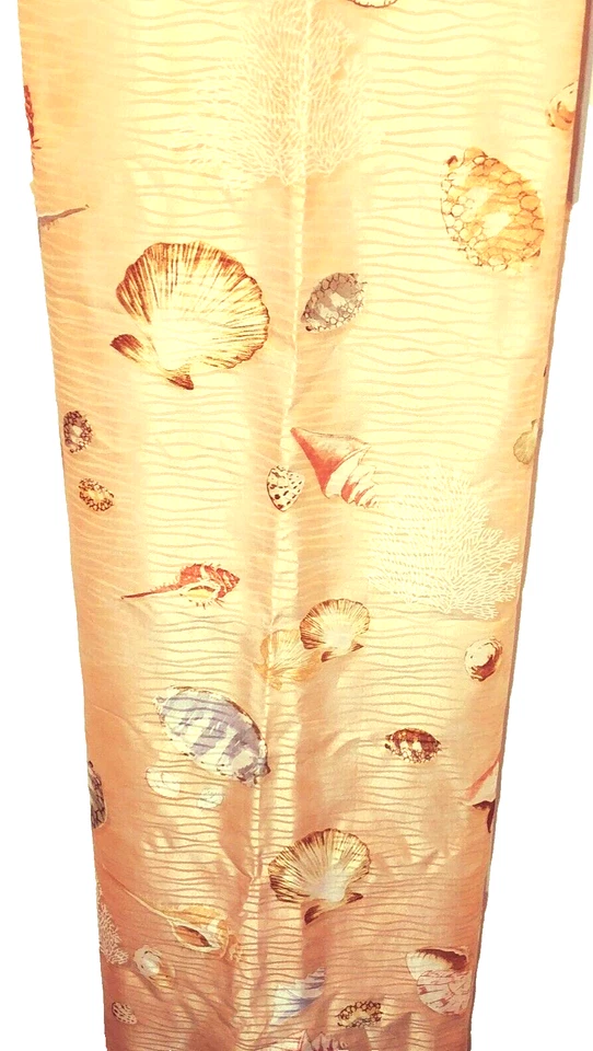 Cortina de Ducha Golden Sands, con Conchas Marinas y Coral 70 Pulgadas Bacova Foto 2 de 4