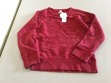 NWT Gymboree Boy Red Dots Sweatshirt Pullover Jacket 3,4,5/6,7/8,10/12