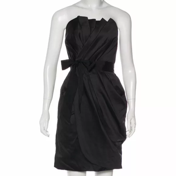 Vera wang black and white clearance dress
