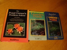 LOT 3 ON GARDEN PONDS GUIDES DESIGNING & MAINTAINING MILLS & DAWES HC 1992/1999