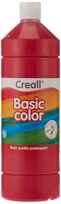 Creall Havo01807 1000 ml 07 Primary Red Havo Basic Color Poster Paint Bottle