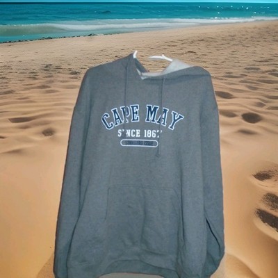 CAPE MAY NJ HOODIE SWEATSHIRT ADULT LARGE LOOKS PRETTY GOOD