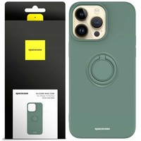 Spacecase SilikonringhüLle FüR Iphone 14 Pro Max DunkelgrüN