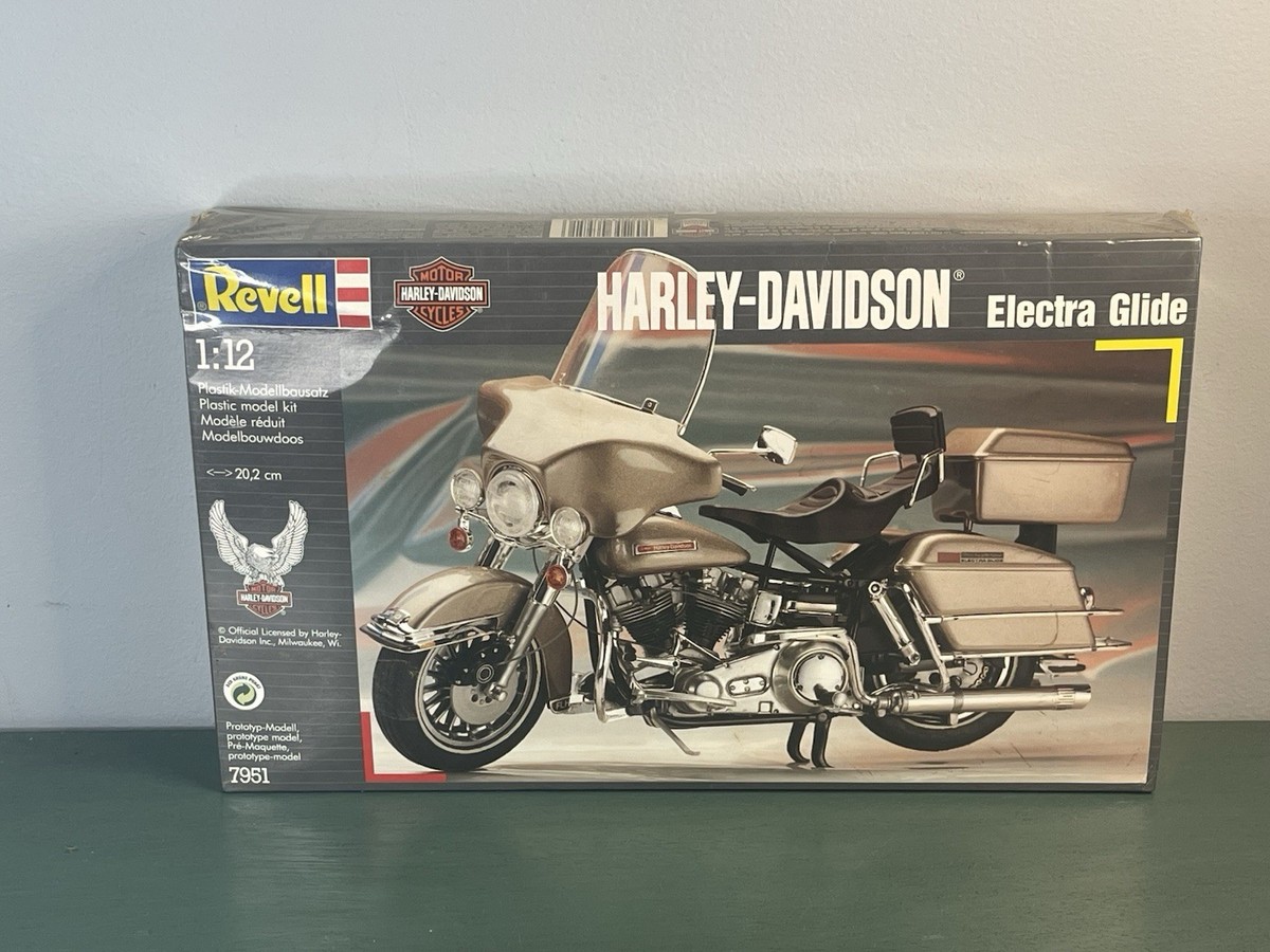 Harley-Davidson Electra Glide 1/12プラモデル SEALED Vintage Revell Harley Davidson Electra Glide Model Kit NOS