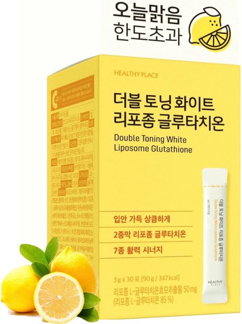 HEALTHY PLACE Double Toning White Liposome Glutathione Korean Beauty Supplemen