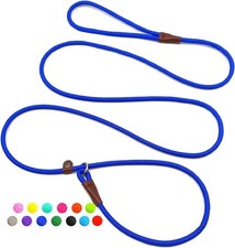 Slip Lead Control Leash for Dogs No Pull, 13 Colors Classic Pet