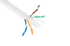 Cat6 Ethernet Cable, 1000' Pull Box, 550MHZ UTP, White - Lifetime Warranty