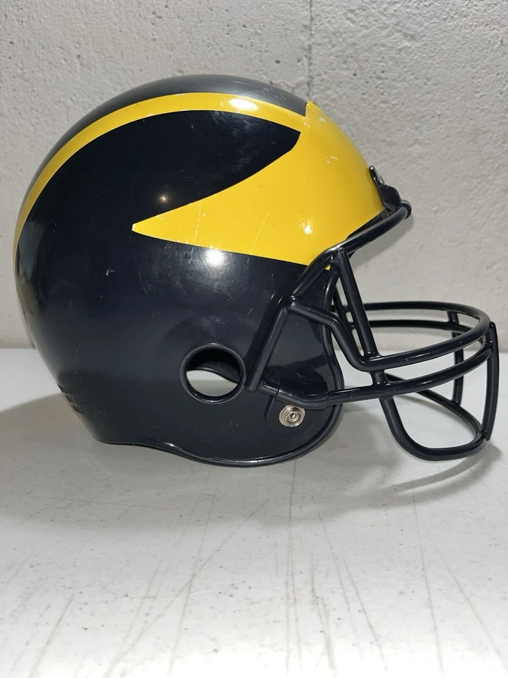 Franklin NCAA Мичиган Росомаха Университет Реплика Игрушечный Шлем НЕ Для Контакта - Изображение 3 из 4
